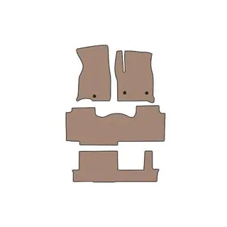 Gumijas paklājiņi Carsuit (3 rindas, Beige) foto 1