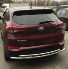 Hyundai Tucson TL 2016–2021 Aizmugurējais aizsargstienis AK002-2 (nerūsējošais tērauds) foto 1