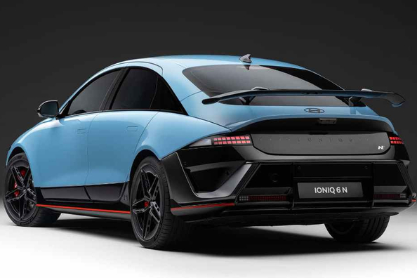 Hyundai IONIQ 6 N 2025: Zīmola ātrākais elektriskais sedans Foto 2