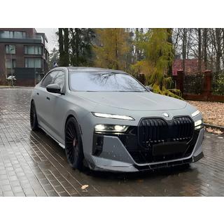 Priekšējā bampera lūpas spoileris (M760, M-Sport un i7 M70) foto 2