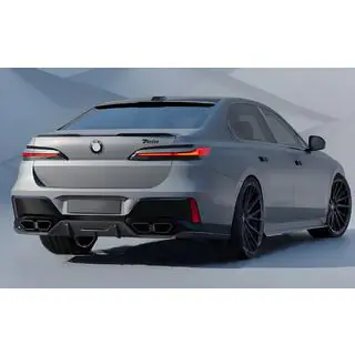 Aizmugurējā bampera difuzors ar izplūdes uzgaļiem (M760, M-Sport un i7 M70) foto 2
