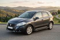 Suzuki SX4 S-Cross 2013–2016 Sānu sliekšņi Allmond Black (2 gab., alumīnijs) foto 1