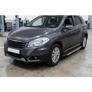 Sānu sliekšņi Duru (2 gab., alumīnijs) Suzuki SX4 S-Cross 2013–2016 foto 1