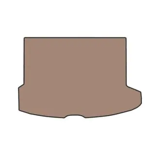Gumijas bagāžnieka paklājiņš (Bēšs)