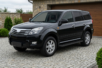 GreatWall Haval/Hover H3 2005–2013 Sānu sliekšņi RedLine Black (2 gab., alumīnijs) foto 1
