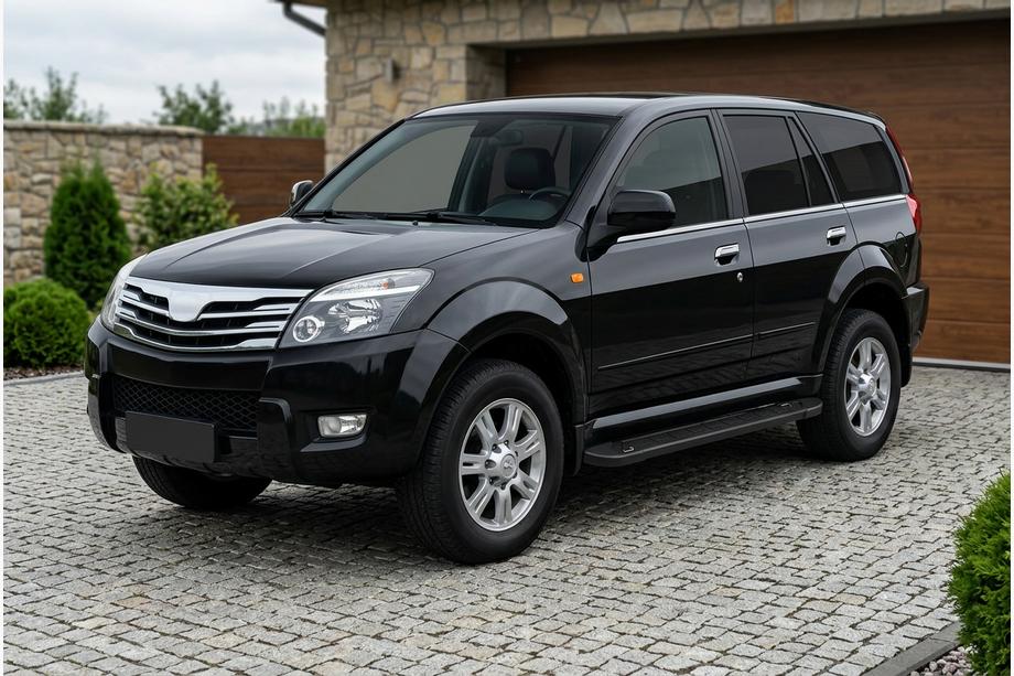 GreatWall Haval/Hover H3 2005–2013 Sānu sliekšņi RedLine Black (2 gab., alumīnijs) Image