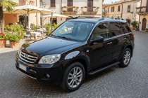 Chery Tiggo 3 2005– Sānu pakāpieni Allmond Black (2 gab., alumīnijs) foto 1