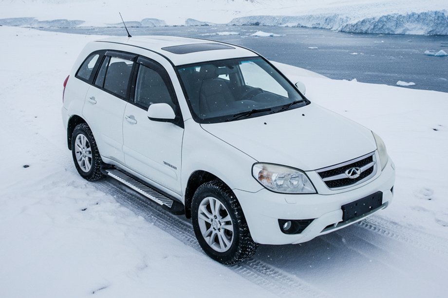 Chery Tiggo 3 2005– Sānu sliekšņi Line (2 gab., alumīnijs) Image