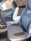 Hyundai Santa Fe 2 2006–2012 Autosēdekļu pārvalki (ekoāda↗audums, Premium) foto 9