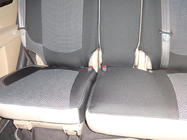 Hyundai Santa Fe 2 2006–2012 Autosēdekļu pārvalki (ekoāda↗audums, Premium) foto 14