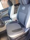 Hyundai Santa Fe 2 2006–2012 Autosēdekļu pārvalki (ekoāda↗audums, Premium) foto 17