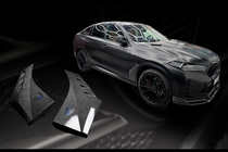 BMW X6 G06 2019–2027 LRT spārnu uzlikas (2023+, oglekļa šķiedra) foto 1