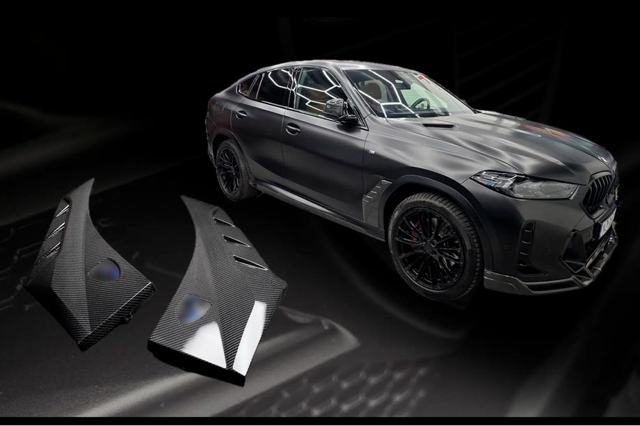 BMW X6 G06 2019–2027 LRT spārnu uzlikas (2023+, oglekļa šķiedra) Image