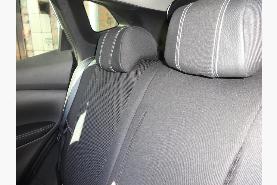 Nissan Qashqai 2014–2021 Autosēdekļu pārvalki (mākslīgā āda↗audums, Premium) Foto 21