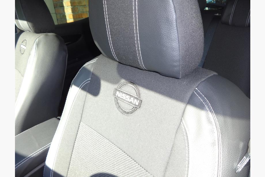 Nissan Qashqai 2014–2021 Autosēdekļu pārvalki (mākslīgā āda↗audums, Premium) Foto 30