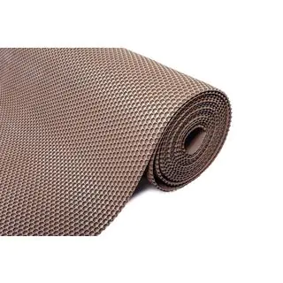 Gumijas loks auto paklājiņiem 120x100 cm (šūnu raksts, bēšs) foto 1