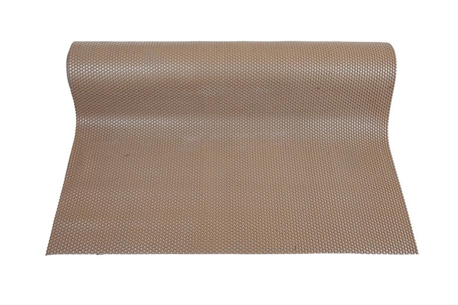 Gumijas loks auto paklājiņiem 120x100 cm (šūnu raksts, bēšs) Foto 6