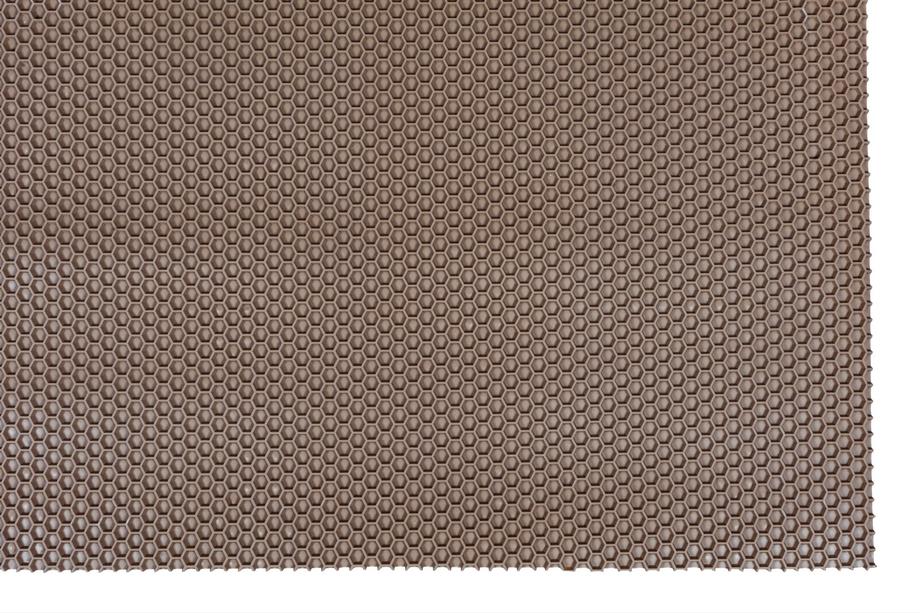 Gumijas loks auto paklājiņiem 120x100 cm (šūnu raksts, bēšs) Foto 10