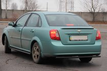 Chevrolet Lacetti 2003–2024 Aizmugures aizsargstienis AK002 Black (42 mm, nerūsējošais tērauds) foto 4