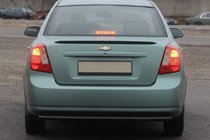 Chevrolet Lacetti 2003–2024 Aizmugures aizsargstienis AK002 Black (42 mm, nerūsējošais tērauds) foto 2