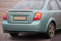 Chevrolet Lacetti 2003–2024 Aizmugures aizsargstienis AK002 Black (42 mm, nerūsējošais tērauds) foto 1