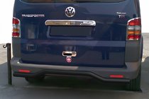 Volkswagen T5 Multivan 2003–2010 Aizmugurējā loka stienis Wave Black (nerūsējošais tērauds) foto 1