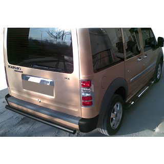 Aizmugurējais aizsargstienis AK-002 Black (nerūsējošais tērauds) Ford Connect 2002–2006