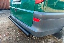 Mercedes Vito W639 2004–2014 Aizmugurējais aizsargstienis AK002 Black (nerūsējošais tērauds) foto 2