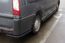 Citroen Jumpy 2007–2017 Aizmugurējie stūra stieņi Black (2 gab., nerūsējošais tērauds) foto 1