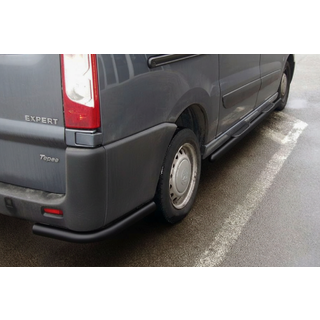 Aizmugurējie stūra stieņi Black (2 gab., nerūsējošais tērauds) Citroen Jumpy 2007–2017 foto 1
