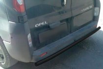 Nissan Primastar 2002–2014 Aizmugures aizsargstienis AK002 Black (nerūsējošais tērauds) foto 3