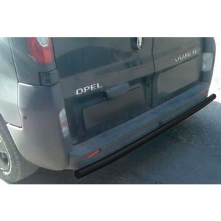 Aizmugures aizsargstienis AK002 Black (nerūsējošais tērauds) Nissan Primastar 2002–2014 foto 3
