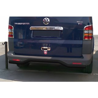 Aizmugurējā loka stienis Wave Black (nerūsējošais tērauds) Volkswagen T5 Transporter 2003–2010 foto 1