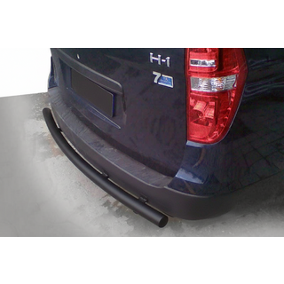 Aizmugurējais aizsargstienis AK002 Black (nerūsējošais tērauds) Hyundai H300, H1, Starex 2008–2020