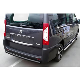 Aizmugures loks Black (nerūsējošais tērauds) Fiat Scudo 2007–2015 foto 1