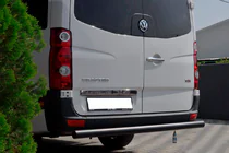 Volkswagen Crafter 2006–2016 Aizmugurējais aizsargstienis AK002 Black (nerūsējošais tērauds) foto 2