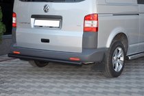 Volkswagen T5 Caravelle 2004–2010 Aizmugurējais aizsargstienis AK002 Black (nerūsējošais tērauds) foto 3