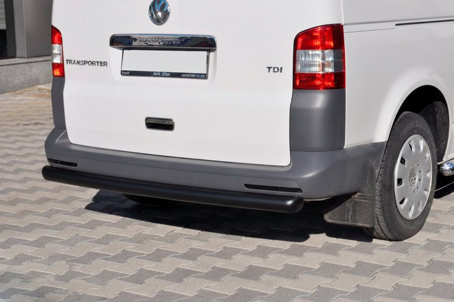 Volkswagen T5 2010–2015 Aizmugurējais aizsargstienis AK002 Black (nerūsējošais tērauds) Image
