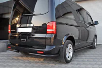 Volkswagen T5 Transporter 2003–2010 Aizmugures stūra aizsargi AK003 Black (2 gab., nerūsējošais tērauds) foto 3
