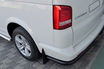 Volkswagen T5 Caravelle 2004–2010 Aizmugures stūra elementi AK003 Black (2 gab., nerūsējošais tērauds) foto 8
