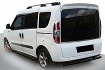 Opel Combo 2012–2018 Aizmugures loks Black (nerūsējošais tērauds) foto 1