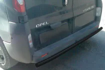 Opel Vivaro 2001–2015 Aizmugures aizsargstienis AK002 Black (nerūsējošais tērauds) foto 3
