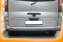 Renault Trafic 2001–2015 Aizmugures aizsargstienis AK002 Black (nerūsējošais tērauds) foto 4