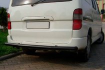 Toyota HiAce Aizmugurējā aizsargloka stienis Black (nerūsējošais tērauds) foto 1