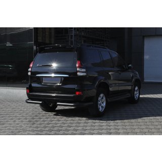 Aizmugures stūra elementi AK003 Black (2 gab., nerūsējošais tērauds) Toyota Land Cruiser Prado 120 2002–2009 foto 4