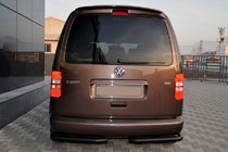 Volkswagen Caddy 2004–2010 Aizmugures stūra elementi AK003 Black (2 gab., nerūsējošais tērauds) foto 1
