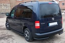 Volkswagen Caddy 2004–2010 Aizmugures stūra elementi AK003 Black (2 gab., nerūsējošais tērauds) foto 4