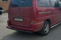 Volkswagen T4 Transporter 1990–2003 Aizmugurējais aizsargstienis AK002 Black (nerūsējošais tērauds) foto 1