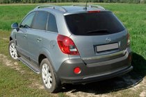 Opel Antara 2006–2017 Aizmugurējais aizsargstienis AK002 Black (nerūsējošais tērauds) foto 1