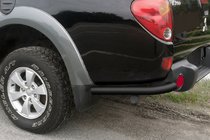Mitsubishi L200 2006–2015 Aizmugures stūri AK003 Black (2 gab., nerūsējošais tērauds) foto 3